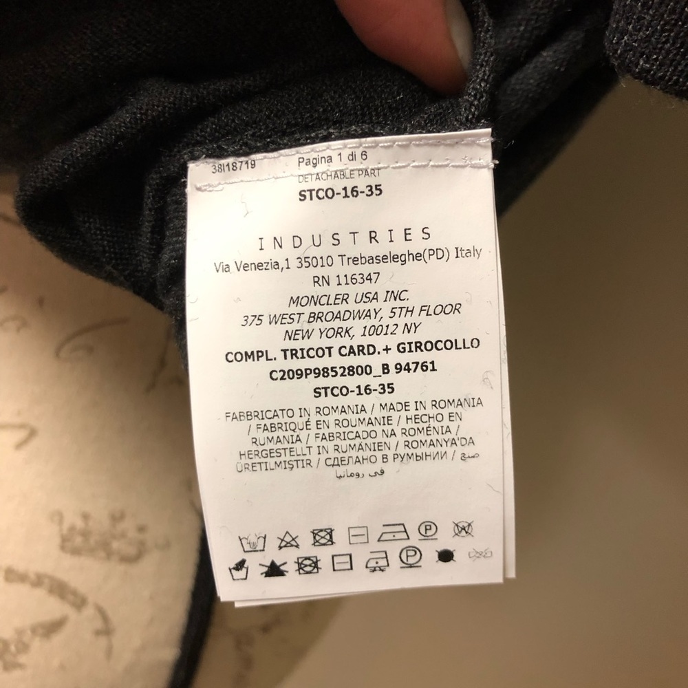 [6] Moncler wool blend blouse - Picture 4 of 5